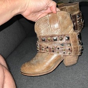 Corral studded boots booties